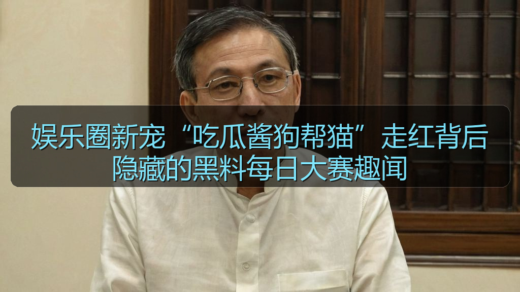 娱乐圈新宠“吃瓜酱狗帮猫”走红背后隐藏的黑料每日大赛趣闻